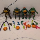 Vintage TMNT Mutations Action Figures Lot (4) Teenage Mutant Ninja Turtles 1992