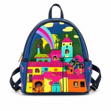 Mini Mochila Loungefly Encanto Parques Disney Colorido Bolso Estampado Casita