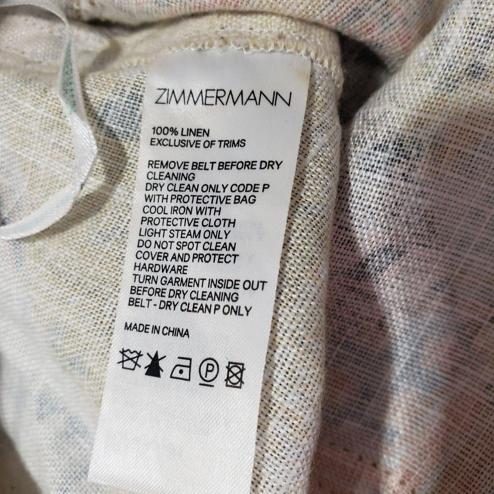 Zimmermann Brightside Piped Batik Patch High Wais… - image 7