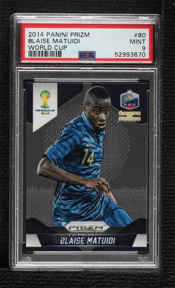 2014 Panini Prizm World Cup Blaise Matuidi #80 PSA 9 MINT