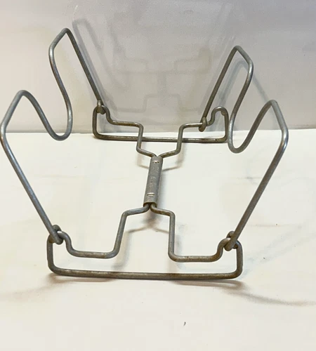 vintage rare multi 6 pack carrier ??  folding Aluminum metal not sure what it is