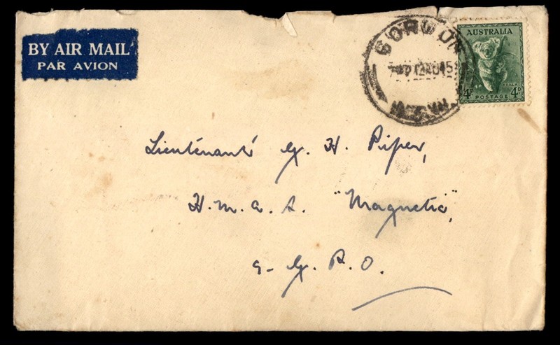 Mayfairstamps Australia 1945 koala frank air mail Cover cca_26473