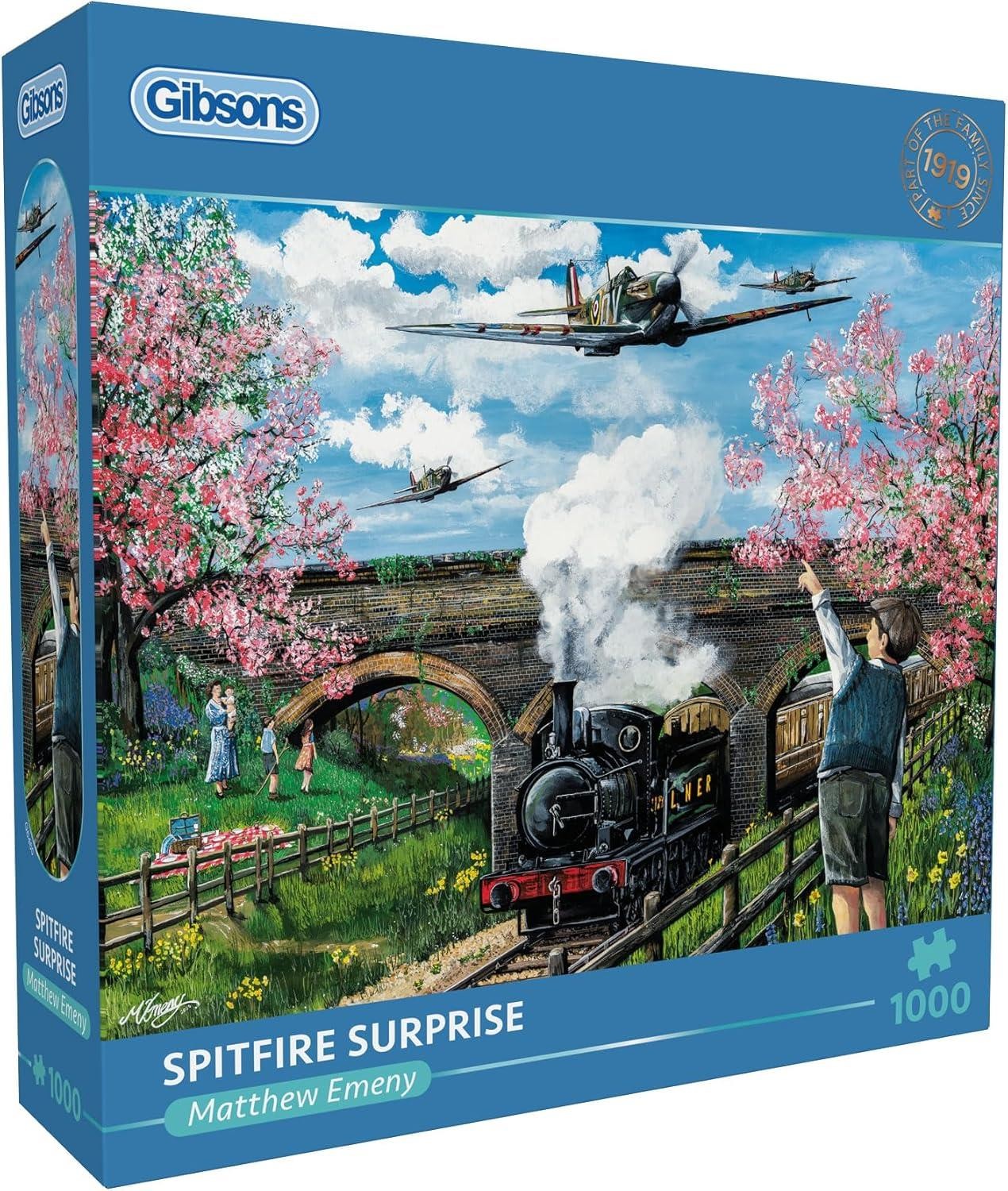 Spitfire Surprise 1000 Piece Gibsons Jigsaw Puzzle