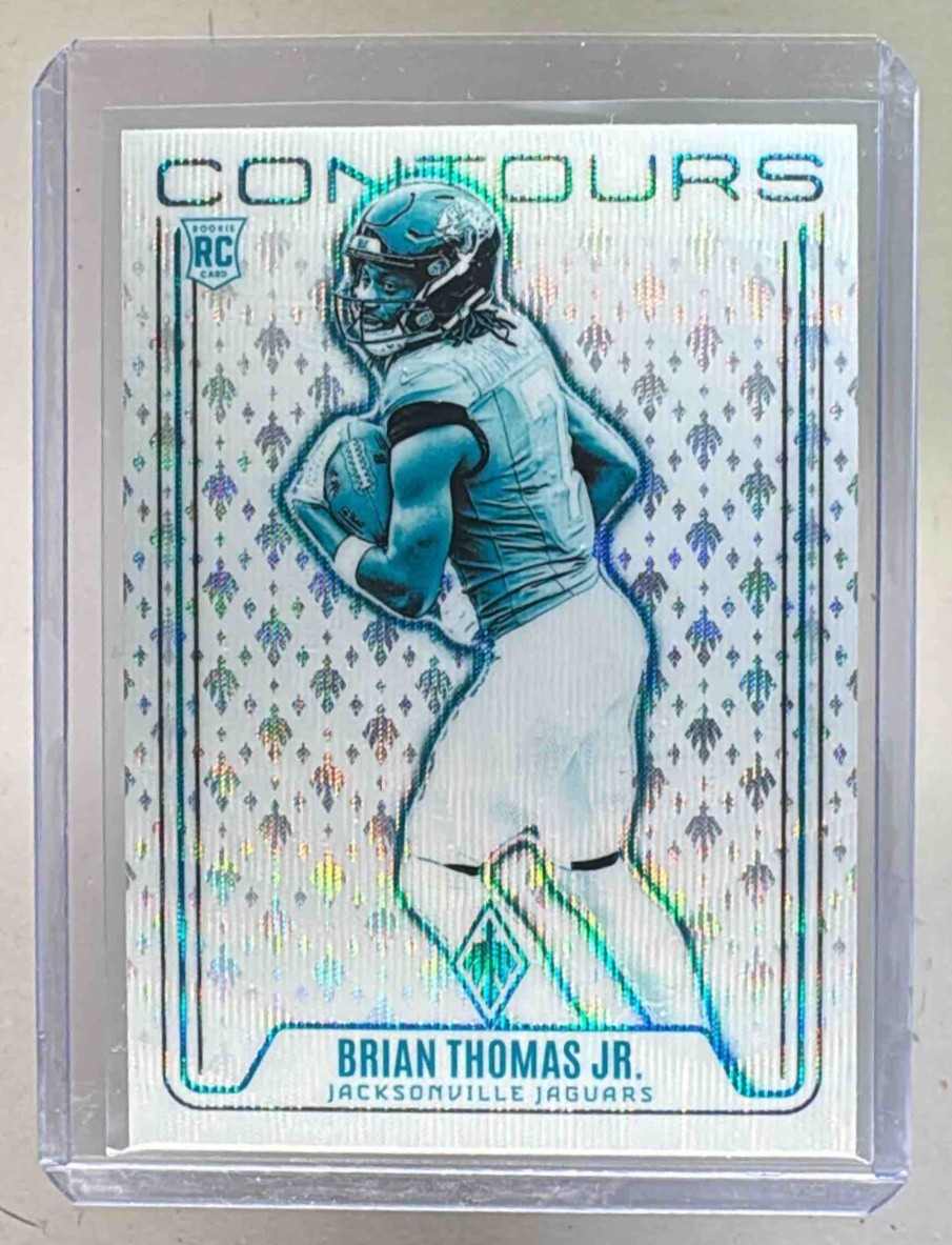 Brian Thomas Jr 2024 Panini Phoenix #CON-BTJ Wave Contours Rookie RC
