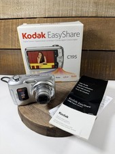 Kodak EasyShare C195 14MP Digital Camera 5x Zoom Tested Working With Box