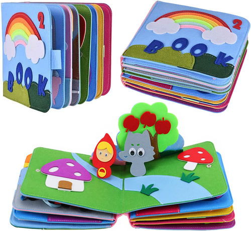 Quiet Book for Kids-3D Busy Book Felt Board for Toddlers 16 Themes Preschool ... - Picture 11 of 12