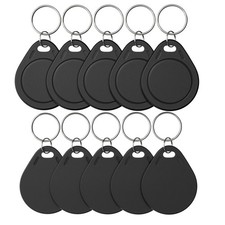 10pcs T5577 RFID Keyfobs 125kHz Rewritable T5577 Key Tags Proximity ID Card