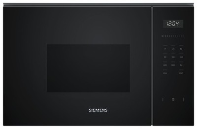 Siemens iQ500 BF525LMB1 Einbau-Mikrowelle 800 W Größe: klein 5 Stufen (Schwarz)