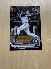 2025 ALDS  MLB Topps NOW 829 JORGE POLANCO   MULTI HR SEATTLE MARINERS BLACK /10