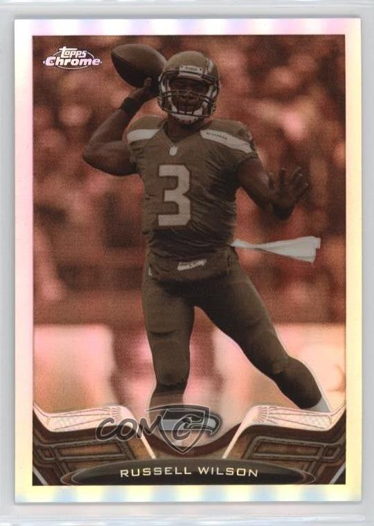 2013 Topps Chrome Sepia Refractor 91/99 Russell Wilson #175 1by