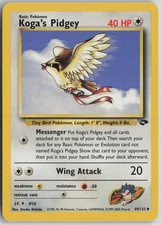 Koga's Pidgey 49/132 Uncommon Gym Challenge Pokemon Unlimited Lightly Played on eBay