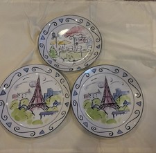 Set Lot of 3 Studio Nova Vues De Paris Scenes...