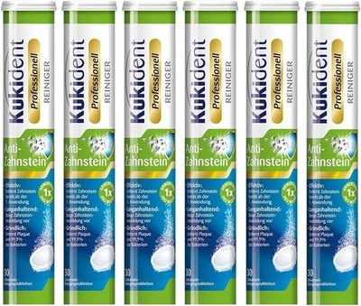 Kukident Professionell Anti-Zahnstein 6x30 Tabs Reinigung für Zahnprothesen - Bild 1 von 4