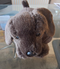 Gorgeous Keel Toys Basil chocolate brown labrador dog/puppy keel toys