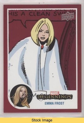 2022 Marvel Beginnings Vol 2 Series 1 Flipped FX Red 23/41 Emma Frost READ uf7