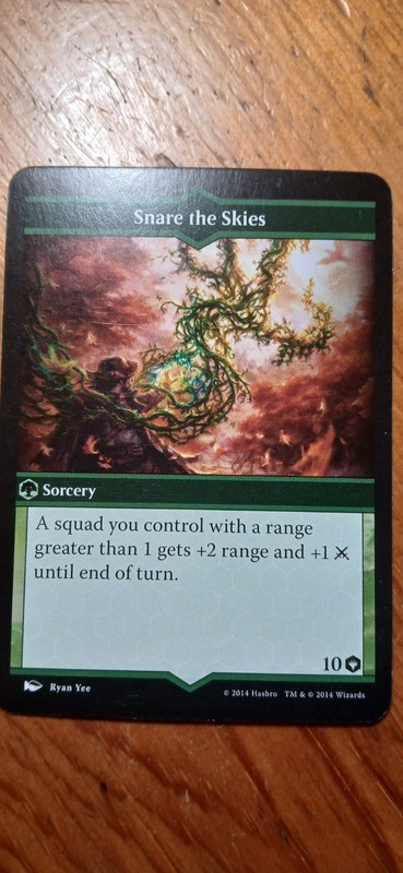MTG: Arena of the Planeswalker  Replacement Spell Card -  Snare the Skies