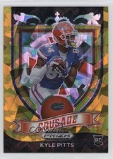 2021 Panini Prizm Draft Picks Crusade Gold Ice Prizm Kyle Pitts #167 0j5z