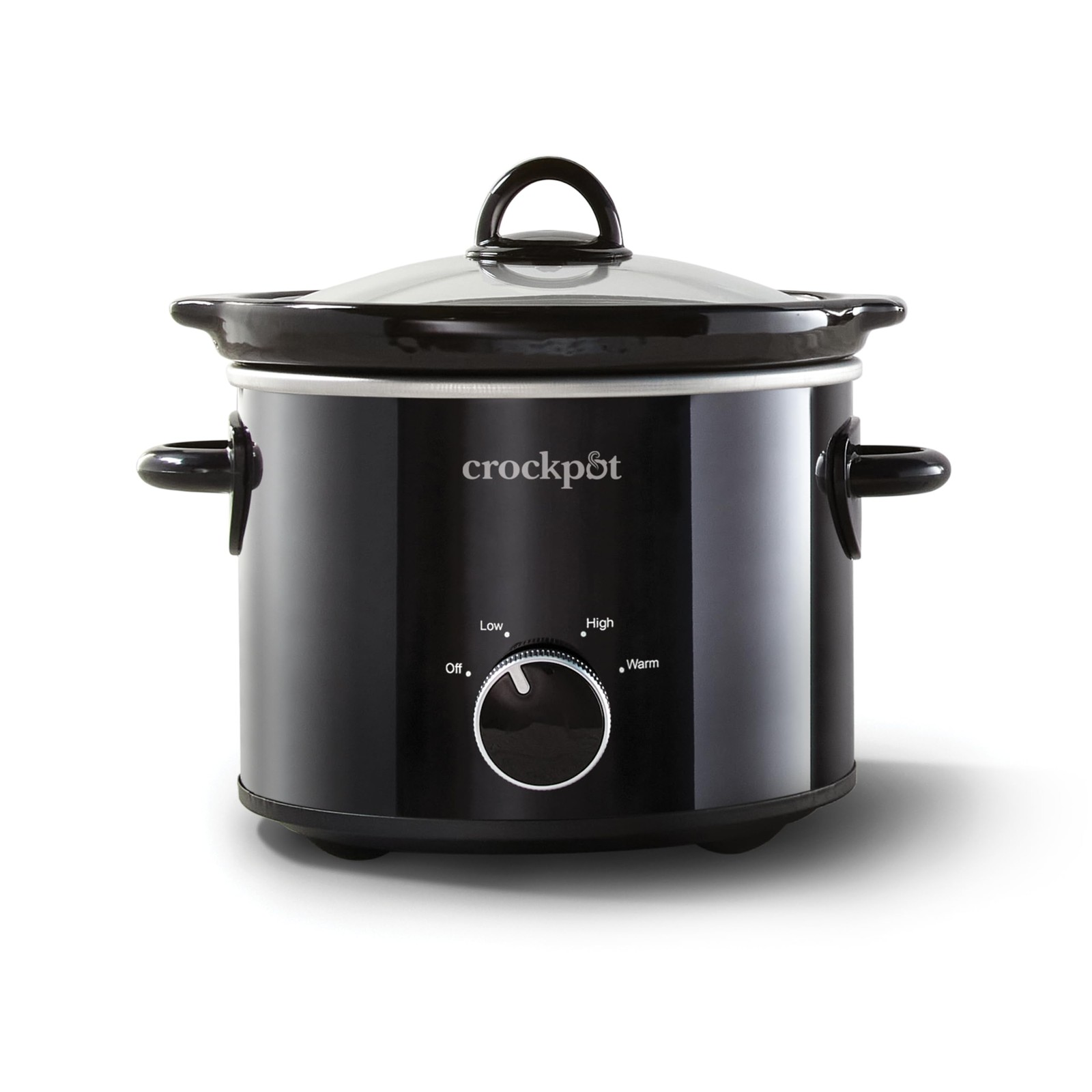 Crockpot 2-Quart Classic Slow Cooker Small 2 Quarts Black, Black 
