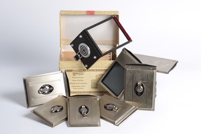 Rollei Rolleiflex TLR 6x6 Plattenadapter Plate Adapter Set