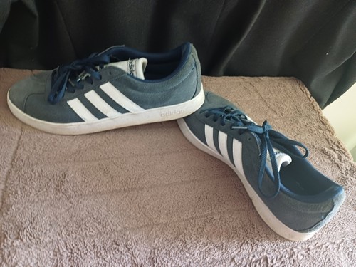Adidas VL Court 2.0 Suede Navy Blue Men’s Trainers(DA9854) Size UK 9, EUR 43 1/3 - Picture 5 of 15