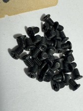 10x Rollei Camera Black Chromate Trim Screw 1.6mm X 2.6mm Philips NOS 01728.94.0