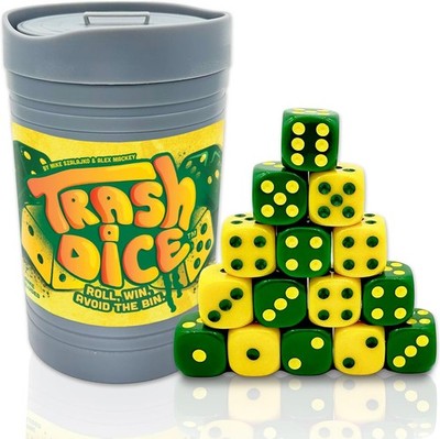 Trash Dice Fast-Paced Family Dice Game Exciting 2-Player Board and Dice Game NEW