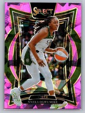2025 Panini Select WNBA #80 Nneka Ogwumike Pink Ice Prizms