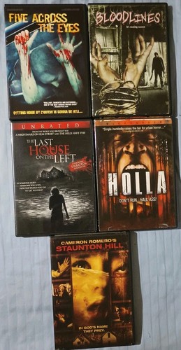 5 Horror DVDs-Last House on the Left, 5 Across the Eyes, Bloodlines, Holla, more - Bild 3 von 16