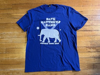 Dave Matthews Band Summer Tour 2025 Volunteer Shirt Extra Large Blue