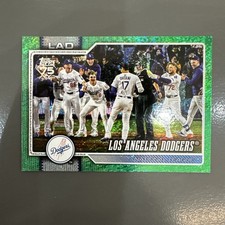 2026 Topps MLB Series 1 LA Dodgers Team Card /Shohei Ohtani Green  91/99