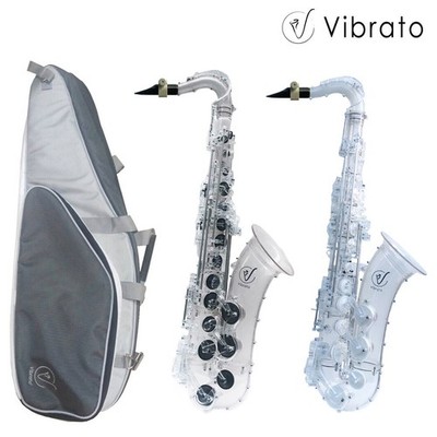 Vibrato Saxophone T1 Tenor Polycarbonate Waterproof - Clear Transparency Edition