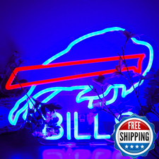 Buffalo Football Neon Signs Led Sign for Wall Decor Rugby Team Light Up Sign Sui