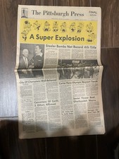 Pittsburgh Steelers - Super Bowl XIV (1980) - Full Newspaper - Complete