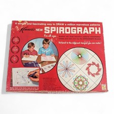   Vtg 1967 Kenner Spirograph 401 Gear-Complete w/ Booklet  Pins/ no Pens EXC