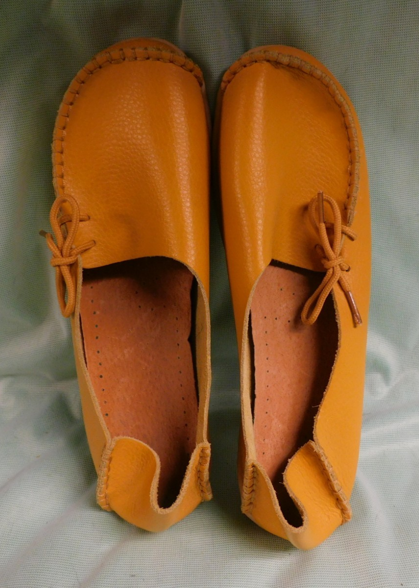 SAOLA SCARPE DONNA MOCASSINI TAGLIO ALTO GIALLO SUOLA MORBIDA ANSA 9M NO NUOVISSIME