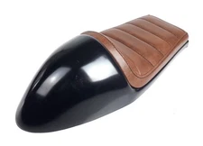Cafe Racer Seat Hump Seat, Brown. Seat Brown