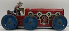 Louis Marx Farm Tractor Tin Litho Wind Up 1930s VTG With Driver No Key No Tread