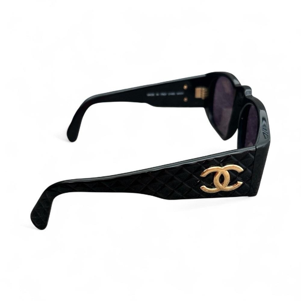 Vintage Chanel Coco Mark Matelasse Sunglass Authentic | eBay