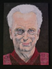 2025 Topps Star Wars Galaxy Palpatine Sean Matthews Sketch Card 1/1