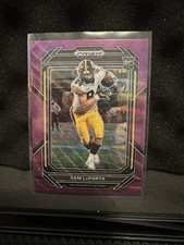 2023 Panini Prizm Draft Picks - Sam LaPorta #160 Purple Wave Prizm (RC)