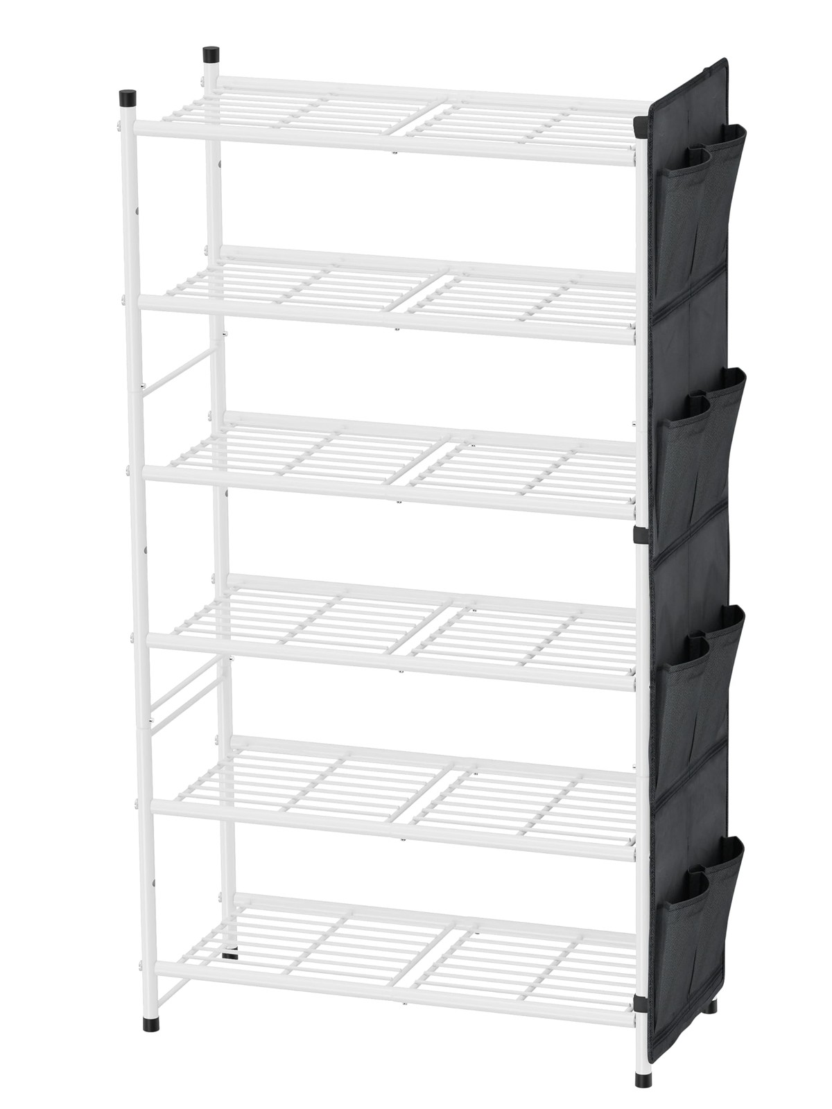 6-Tier Large Capacity Shoe Rack Holds 18-24 Pairs Free Standing Organizer-image