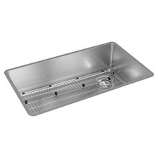 Elkay ECTRU30179RTC 31"x18" Stainless Steel Single Bowl Undermount Sink Kit