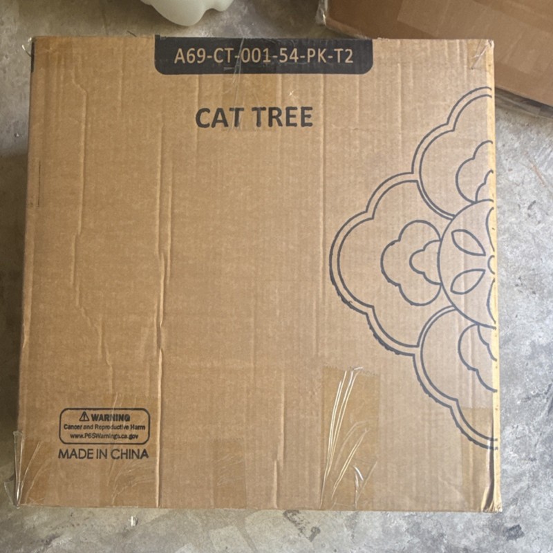 Cat Tree 54 in Wood A69-CT-001-54-PK-T2 (MPN A69-CT-001-54-PK-T2)