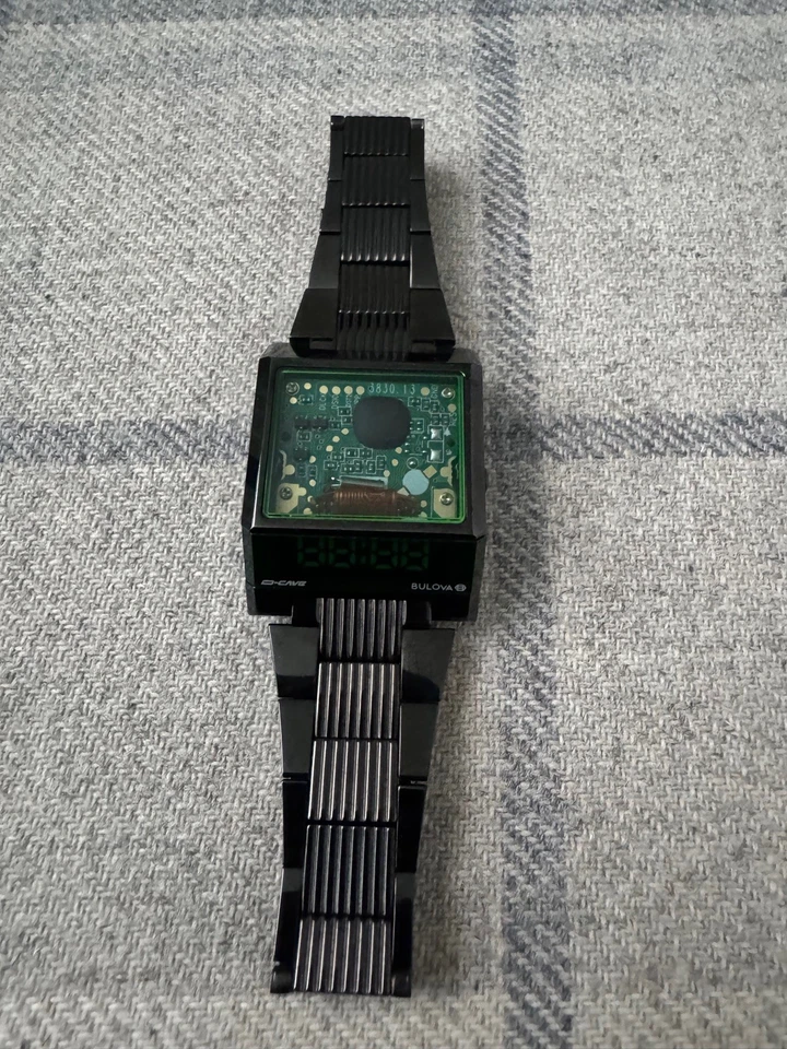 Bulova 98C140 Orologio Uomo Edizione Speciale Computron D-Cave - Nero - Immagine 3 di 4