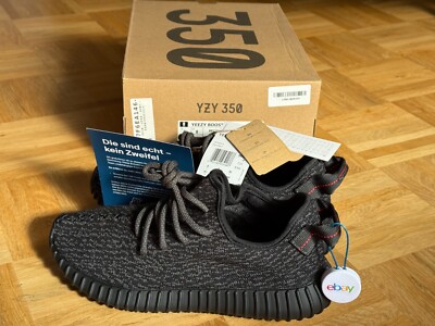 ADIDAS - Yeezy 350 V1 - BB5350 Pirate Black - EU 42 / US 8.5 - NEU in OVP
