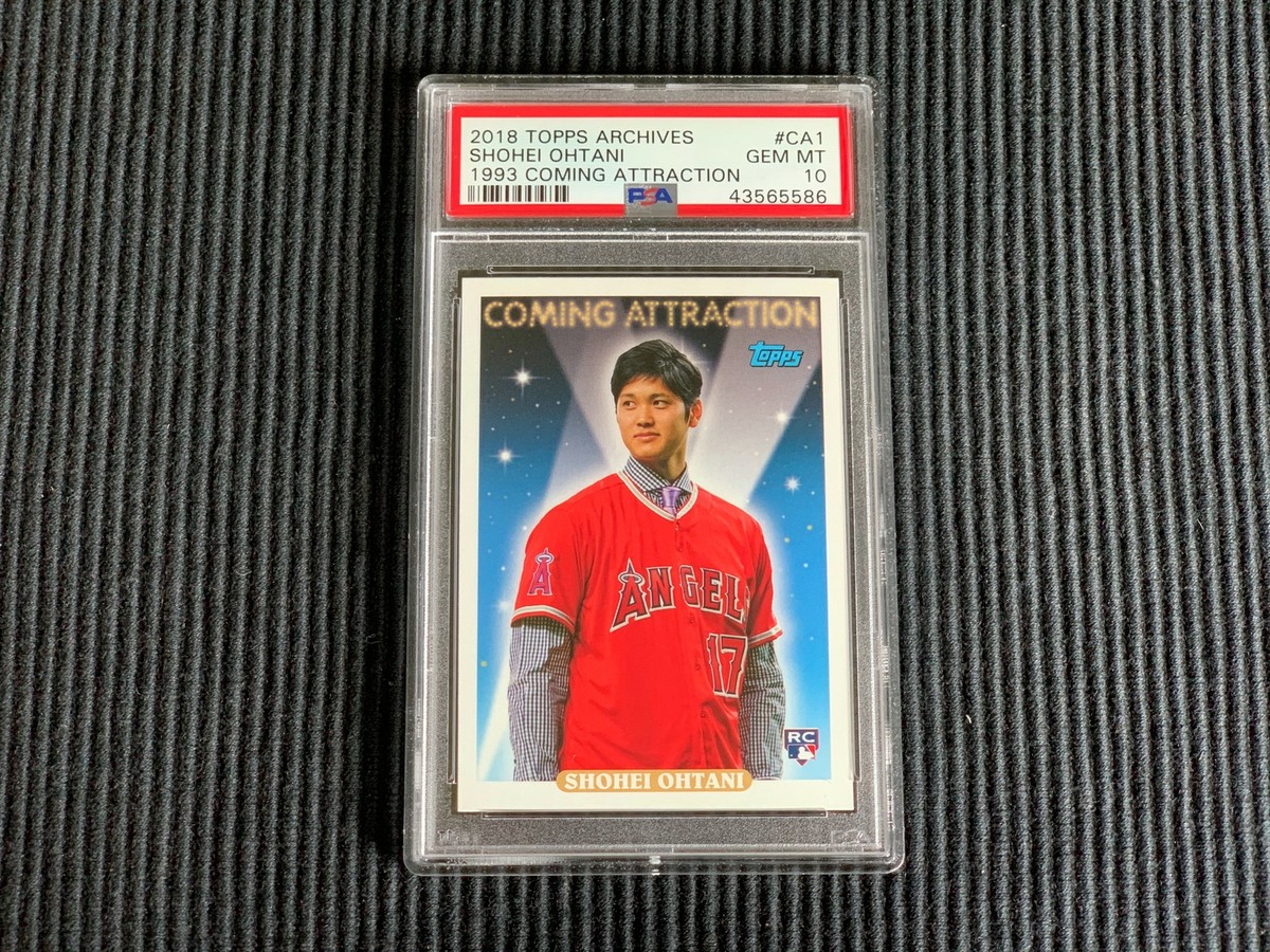 2018 TOPPS ARCHIVES #CA1 SHOHEI OHTANI *1993 ROOKIE PSA 10