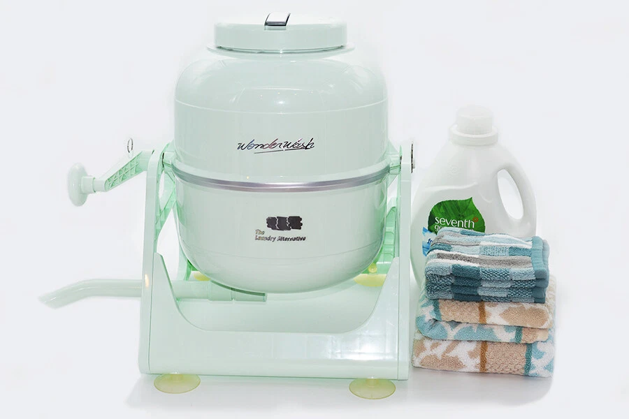 The Laundry Alternative Non-electric Mini Washing Machine Wonderwash2 Mint Green - Image 4 of 4