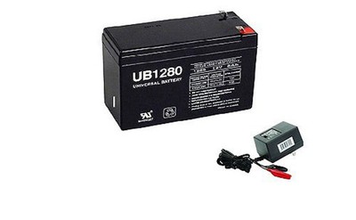 UPG 12V 8AH Replacement Battery for Lowrance Elite-3x Fish Finder WITH CHARGER