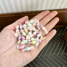 21PC 1/12 Scale Dollhouse Miniatures Food Glass Candy Bottles Jar Accessories