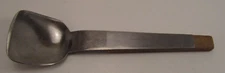 Vintage Ice Cream Scoop Spade MCM Spoon Stainless Wood Handle Japan Advertising
